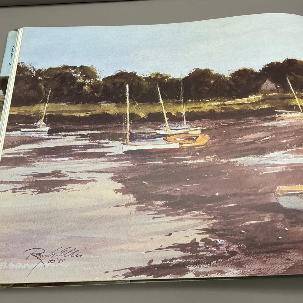 North by Northeast Ray Ellis Walter Cronkite 1986 First Edition Hardcover Art